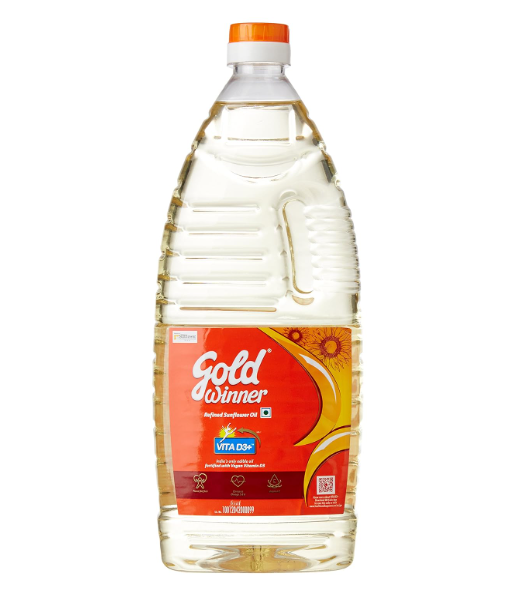 Gold Winner Refined Sunflower Oil Can