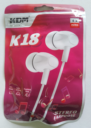 KDM K18 Stereo Earphone