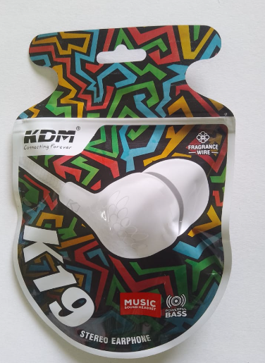 KDM K19 Stereo Earphone (White)