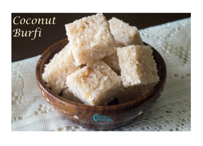 Coconut Burfi (தேங்காய் பர்ஃபி)